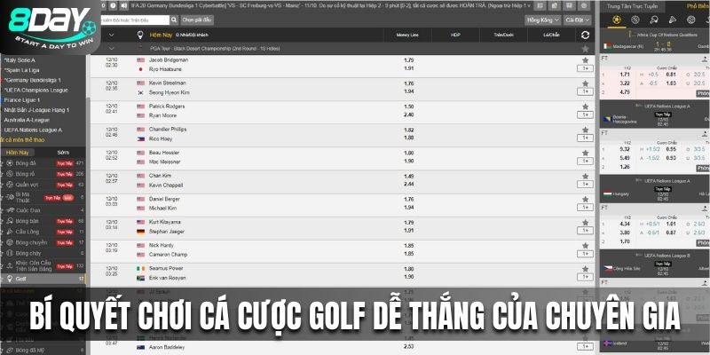 Bí quyết chơi cá cược golf dễ thắng của chuyên gia