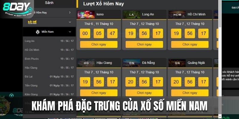 Khám phá đặc trưng của xổ số miền Nam