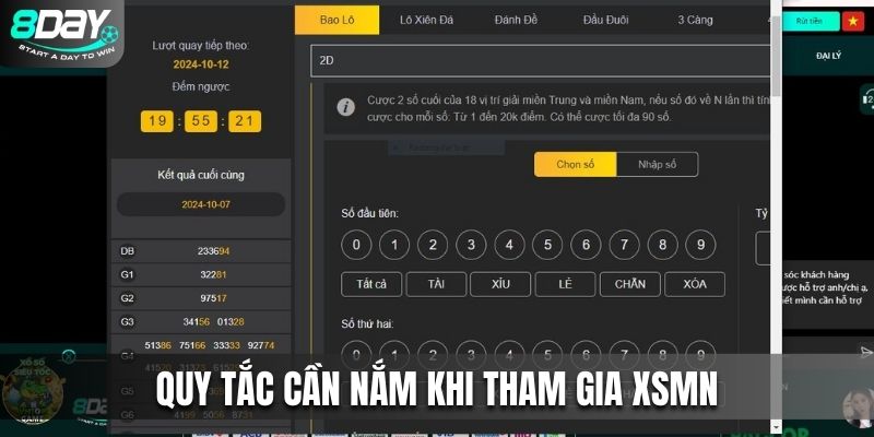 Quy tắc cần nắm khi tham gia XSMN