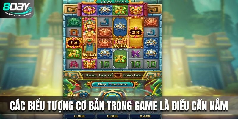 Các biểu tượng cơ bản trong game là điều thành viên cần nắm