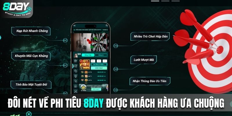 Đôi nét về trò chơi phi tiêu 8DAY được hơn 10 nghìn khách hàng lựa chọn