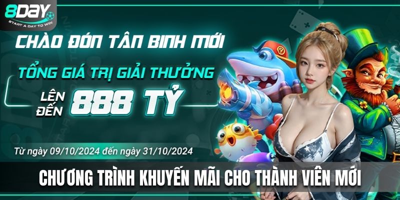 Khuyến mãi dành cho tân binh mới tham gia tại nhà cái