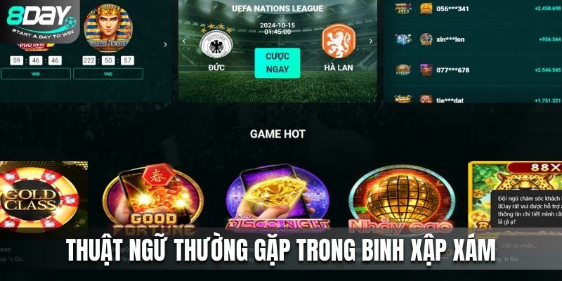 Thuật ngữ thường gặp trong Xập Xám 