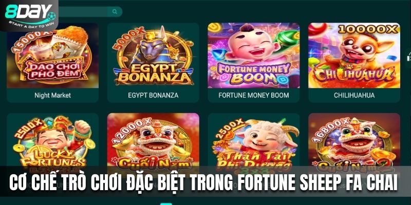 Tìm hiểu cơ chế trò chơi đặc biệt trong Fortune Sheep Fa Chai 