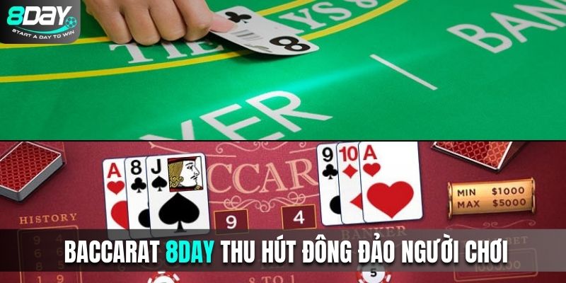 Tựa game Baccarat thu hút đông đảo người chơi tại nhà cái